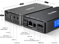 Zowietek Codificador / decodificador de vídeo HDMI 4K ZowieBox Zowietek Codificador / decodificador de vídeo HDMI 4K ZowieBox